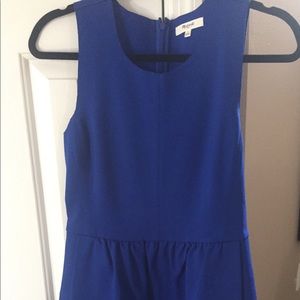 Madewell knit dress royal blue Small